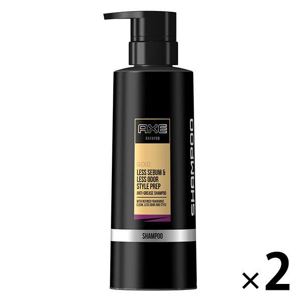 Axe アックス シャンプー ゴールド アンチグリース ポンプ 本体 350g 2個 セクシーなウッドバニラの香り ユニリーバ U Lohaco Yahoo 店 通販 Yahoo ショッピング
