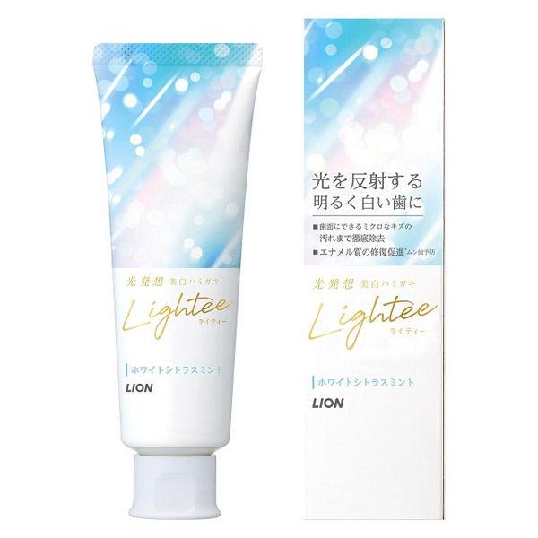 Lightee ライティー ホワイトニングケア ホワイトシトラスミント 100g 1本 ライオン 歯磨き粉 口臭予防 美白 Lohaco Paypayモール店 通販 Paypayモール
