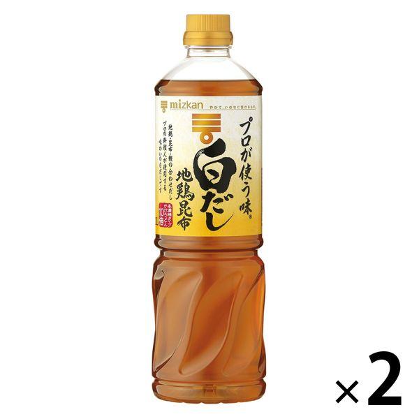 ミツカン　プロが使う味　白だし　地鶏昆布　1L（1000ml）　1本