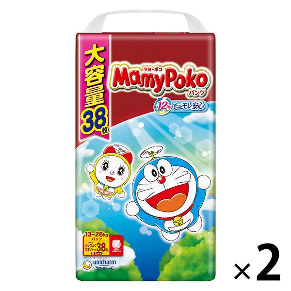 マミーポコ おむつ パンツ ビッグより大きいサイズ 13 28kg ジャンボパック 1セット 38枚入 2パック ドラえもん ユニ チャーム Lohaco Paypayモール店 通販 Paypayモール