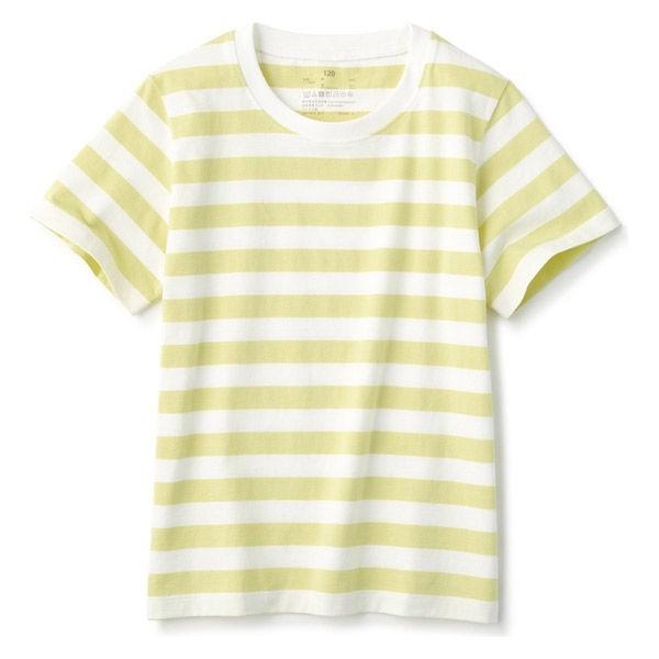無印良品 インド綿天竺編み ボーダー半袖tシャツ キッズ 130 ライトイエロー 良品計画 Lohaco Paypayモール店 通販 Paypayモール