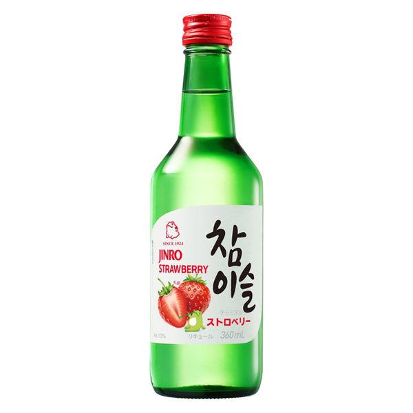 眞露（ジンロ） チャミスル　ストロベリー  JINRO　360ml　3本　韓国焼酎