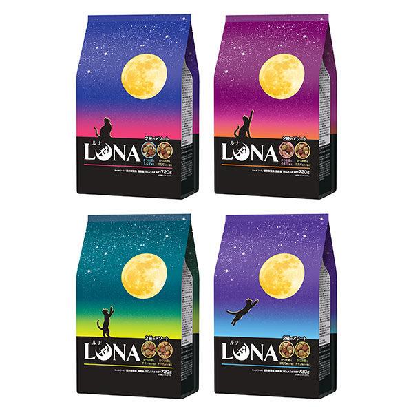 キャットフード お得なアソート ルナ LUNA 成猫 国産 720g(小分け 180g×4袋)4種×各1袋 ドライ ペットライン :X858372:LOHACO Yahoo!店 - 通販 - Yahoo!ショッピング キャットフード お得なアソート ルナ LUNA 成猫 国産 720g(小分け 180g×4袋)4種×各1袋 ドライ ペットライン :X858372:LOHACO Yahoo!店 - 通販 - Yahoo!ショッピング