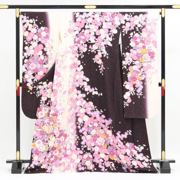 正絹振袖 販売 大人かわいい個性派グラデーション : 舞衣夢 - 通販