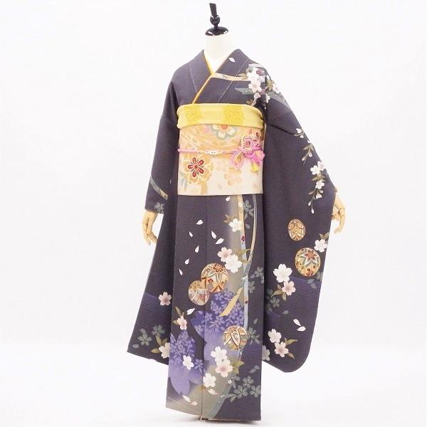 正絹振袖 写真通りの販売6点セット 長襦袢・帯・帯揚・帯〆・重衿付き
