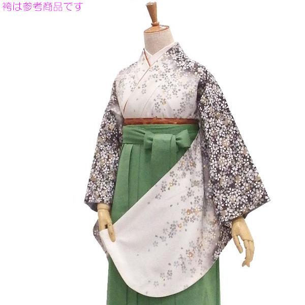 袴を選んで同時購入できます※袴は付いていません 袴用着物５点セット 肩にこぼれる枝垂れ桜 身長約147から157ｃｍ