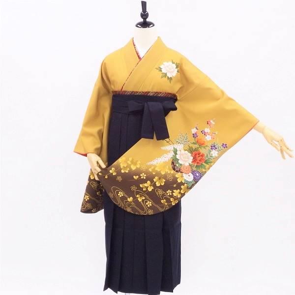 卒業式 着物と袴 6点セット販売 身長約145から148cm対応 和柄美人な 