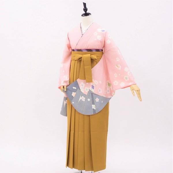 卒業式 着物と袴 6点セット販売 身長約165から168ｃｍ対応 梅の香りの春色ピンク