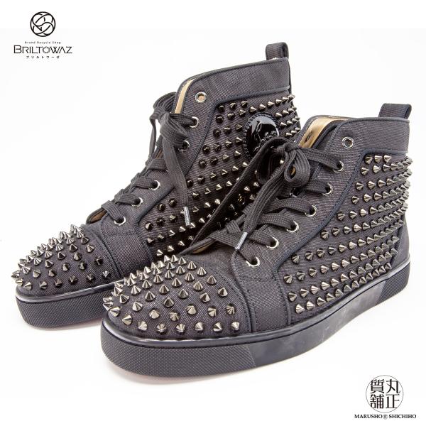 クリスチャンルブタン スニーカー 35 ハイカット Christian Louboutin クリスチャンルブタン ハイカット