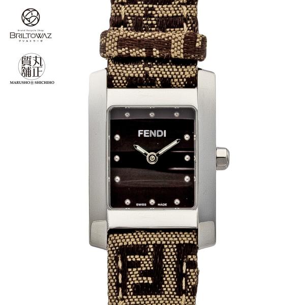FENDI フェンディ クラスコ クォーツ時計 7000L ズッカ柄ベルト FENDI フェンディ クラスコ クォーツ時計 7000L ズッカ柄ベルト