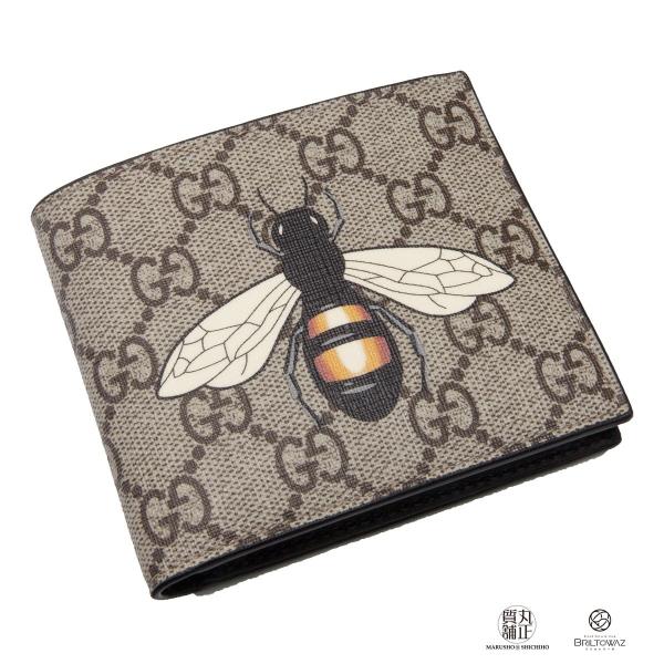 グッチ 折り札入れ ビー ハチ Ggスプリーム 二つ折り コンパクト 財布 レザー メンズ 黒 Gucci Bee 蜂 M7307 Buyee Buyee Japanese Proxy Service Buy From Japan Bot Online