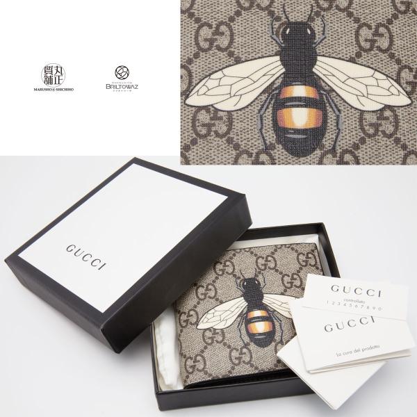 グッチ 折り札入れ ビー ハチ Ggスプリーム 二つ折り コンパクト 財布 レザー メンズ 黒 Gucci Bee 蜂 M7307 Buyee Buyee Japanese Proxy Service Buy From Japan Bot Online