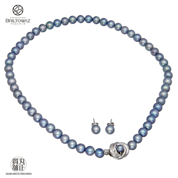 TASAKI（タサキ） 田崎真珠 アコヤパールネックレス K14WGピアス