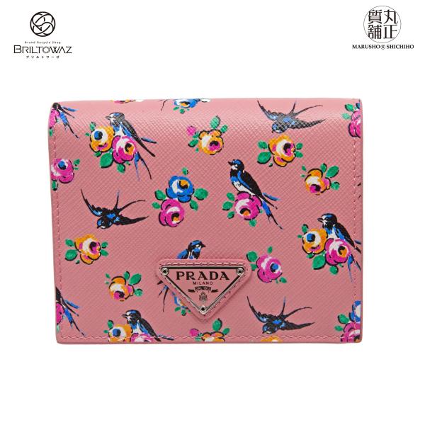 PRADA プラダ コンパクト財布 スモールウォレット 二つ折り PRADA プラダ コンパクト財布 スモールウォレット 二つ折り