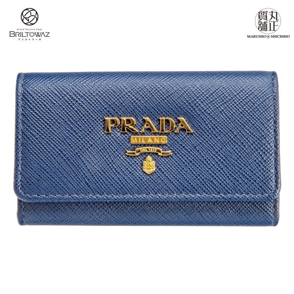 PRADA（プラダ） SAFFIANO METAL 4連+1キーケース 1PG004 サフィアーノ