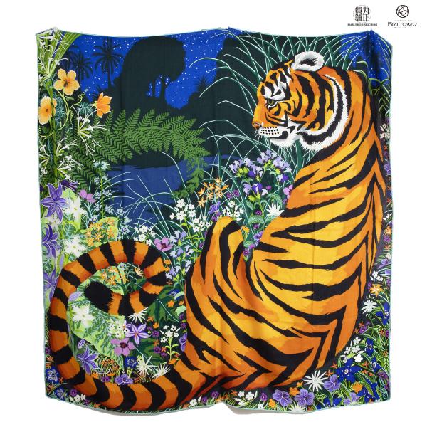 HERMES エルメス カレジェアン 140 TYGER タイガータイガー