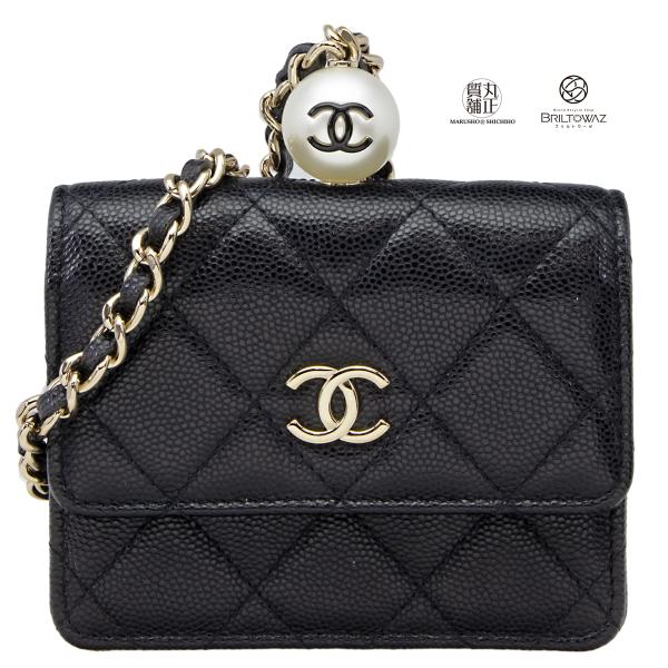 シャネル☆CHANEL クラシック パース／マトラッセゴールド美品！ CHANEL（シャネル） 21SS クラシック コインパース AP2118 キャビア