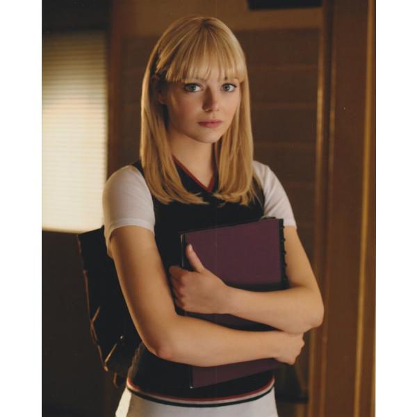 エマ・ストーン　サイン　オートグラフ　8×10インチ 　スパイダーマン エマ・ストーン サイン オートグラフ 8×10インチ スパイダーマン