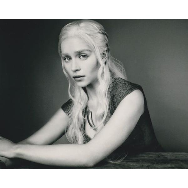 ゲームオブスローンズ エミリアクラーク Emilia Clarke 輸入 写真 約