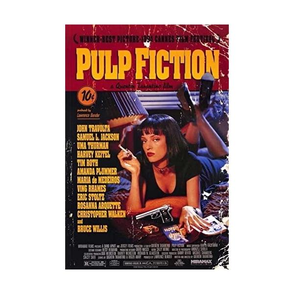 パルプフィクション Pulp Fiction ユマサーマン、直輸入、小ポスター、米国版 6183 :6183:movie-images 通販  