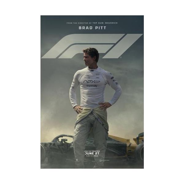輸入 小型ポスター写真 米国版 F1/エフワン ブラッドピット Brad