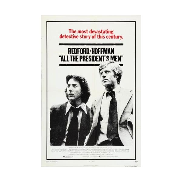 輸入 小型ポスター写真 米国版 大統領の陰謀 ロバートレッドフォード