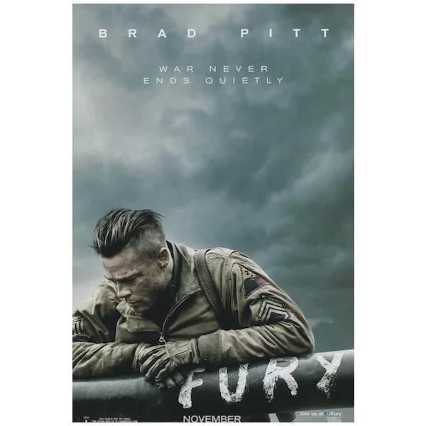ほぼA4サイズ ミニポスター写真 米国版 フューリー Fury ブラッド