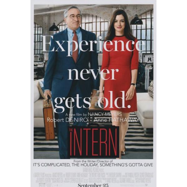 ほぼA4サイズ ミニポスター写真 米国版 マイインターン The Intern ロバートデニーロ アンハサウェイ k0033-temd.