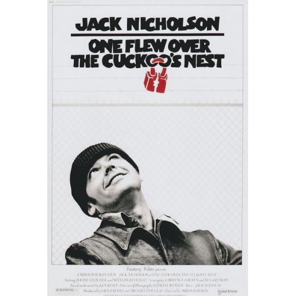 ほぼA4サイズ ミニポスター写真 米国版 カッコーの巣の上で ジャック