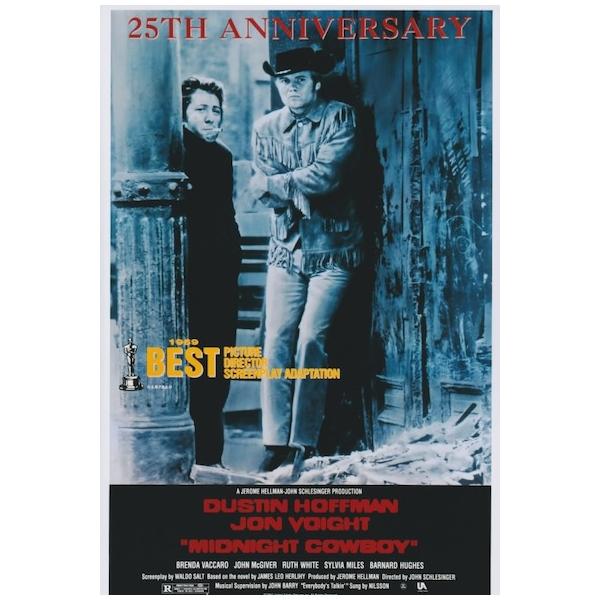 ほぼA4サイズ ミニポスター写真 米国版 真夜中のカウボーイ Midnight