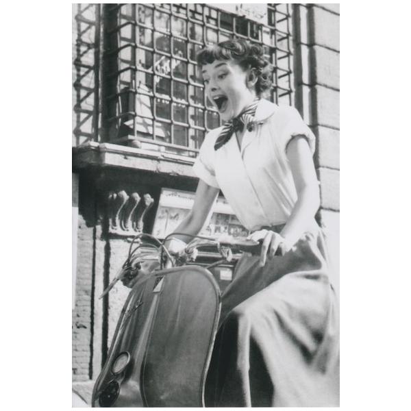 【期間値下げ・激レア・希少品】オードリーヘップバーン　ローマの休日　パズル 爆レア☆絶版☆1/6 ローマの休日 オードリーヘップバーン ベスパ 石畳