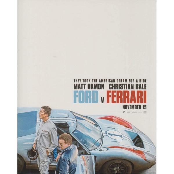 フォードvsフェラーリ　マットデイモン　クリスチャンベール　Ford v Ferrari　輸入　写真　yd-10596