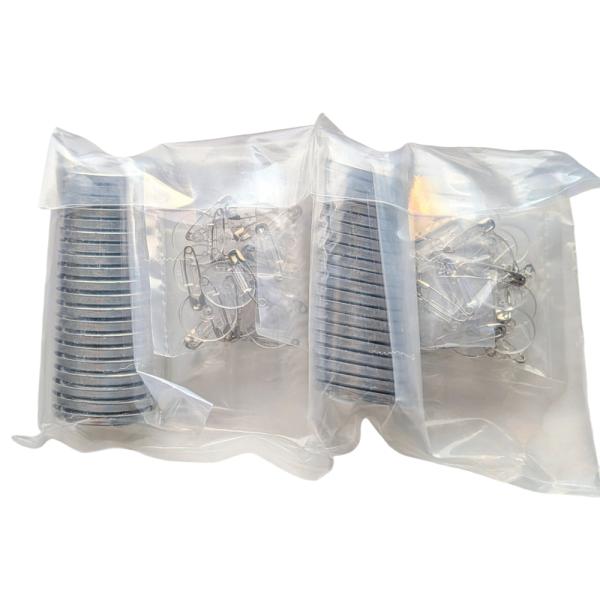 CanバッチGood3cm缶バッチ素材40個ずつ(パッケージ無し)・上パーツ・下パーツ・安全ピンパーツ・透明シート※缶バッチ作成には別途「Canバッチgood！」本体が必要です。