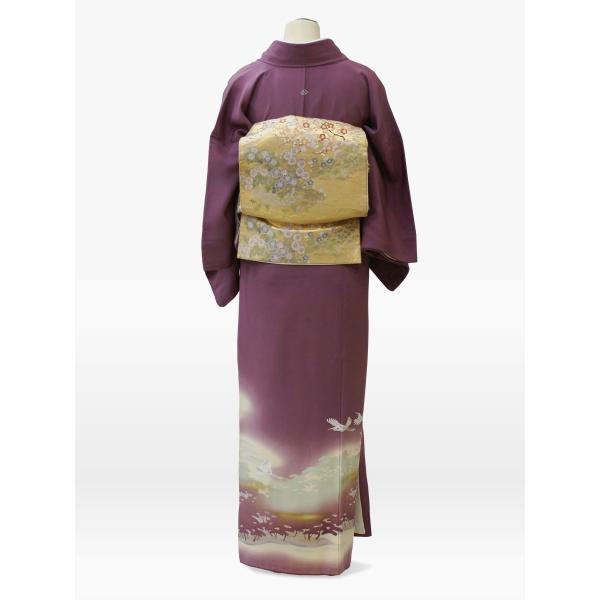 色留袖レンタル紫色の千羽鶴に松林 4泊5日 小物セット付 送料無料 結婚式着物母親ママ母叔母伯母 婚礼和装の貸衣装 Buyee 日本代购平台 产品购物网站大全 Buyee一站式代购