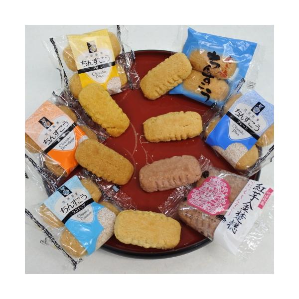 ちょっと太目のNewタイプの ちんすこう！「NEW感謝のちんすこう」6種類（パイン、プレーン、焼き塩、黒糖、紅いも、ココナッツ）合計24個（12袋）。合成着色料・合成保存料無添加！訳ありではない正規品です。名称：焼菓子（沖縄県産 ちんすこう...