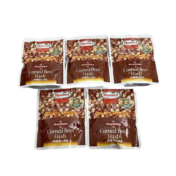 テレビ番組で紹介された沖縄県民熱愛グルメ！「コンビーフハッシュ」は、コンビーフとハッシュドポテトを混ぜ合わせた、沖縄の定番食材です。ゴーヤーチャンプルー、野菜チャンプルーなど チャンプルー料理（炒め物）の具材に使われる他、卵でとじてオムレツ...