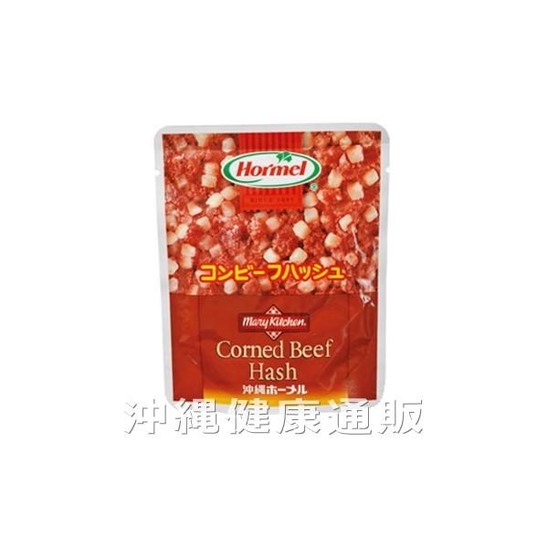 テレビ番組で紹介された沖縄県民熱愛グルメ！「コンビーフハッシュ」は、コンビーフとハッシュドポテトを混ぜ合わせた、沖縄の定番食材です。ゴーヤーチャンプルー、野菜チャンプルーなど チャンプルー料理（炒め物）の具材に使われる他、卵でとじてオムレツ...