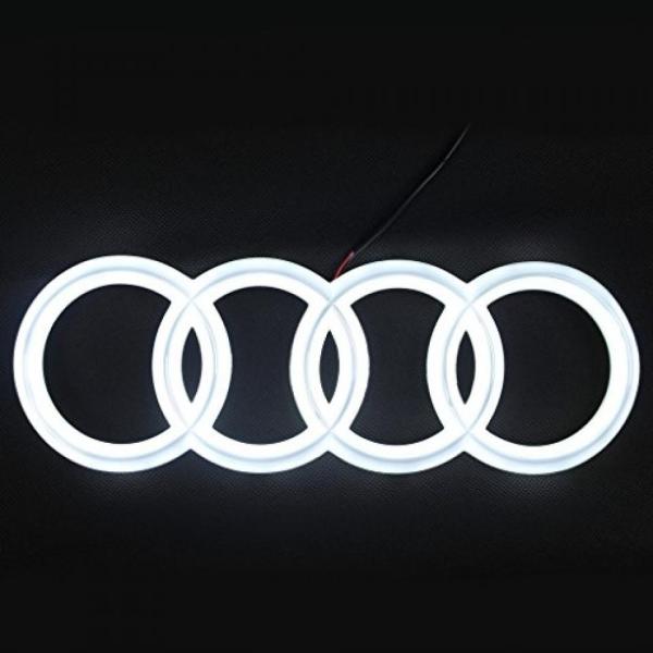 全国配送料無料 Jetstyle アウディ Led エンブレム 車のフロント グリルのバッジは 自動点灯ロゴ 光るリング ライト Drl 日中走行用ライト ホワイト Buyee Buyee 日本の通販商品 オークションの入札サポート 購入サポートサービス