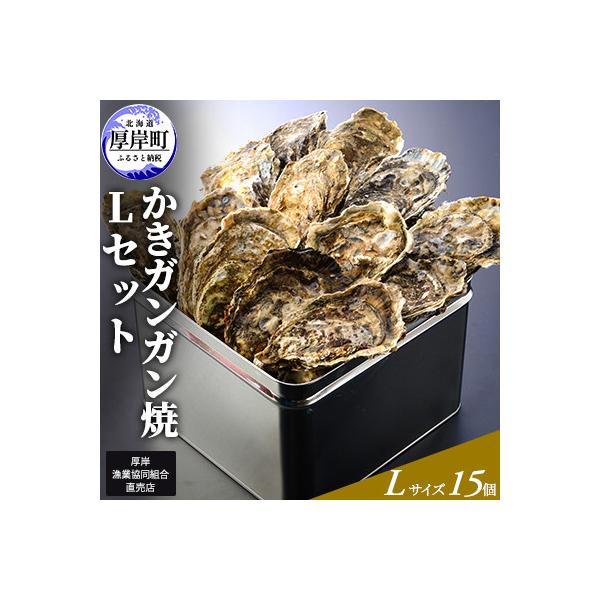 厚岸漁協直売店特製　かきガンガン焼Lセット