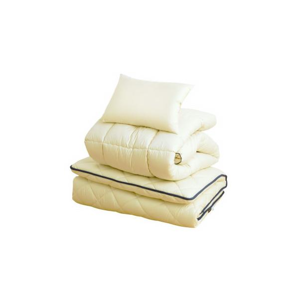 ふるさと納税 小山市 APHRODITA 日葵 羊毛混 布団セットシングルロング