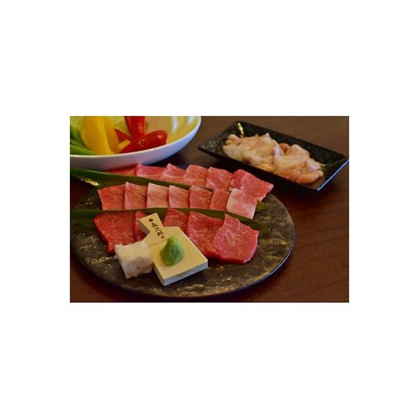 熊本県西原村産　あか牛赤身焼肉セット(カタ700g・ホルモン300g)