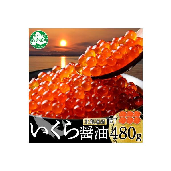 いくら醤油漬け 80g×6個 北海道 弟子屈町 3363
