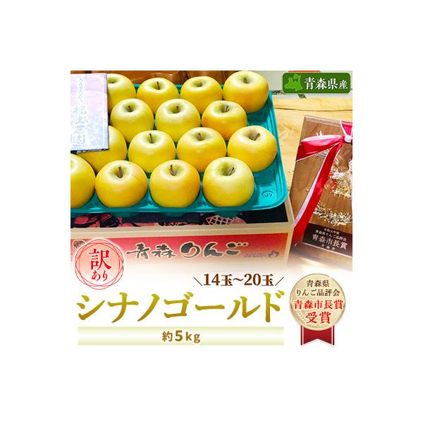 「シナノゴールド」5kg・訳あり家庭用りんご 青森市長賞受賞
