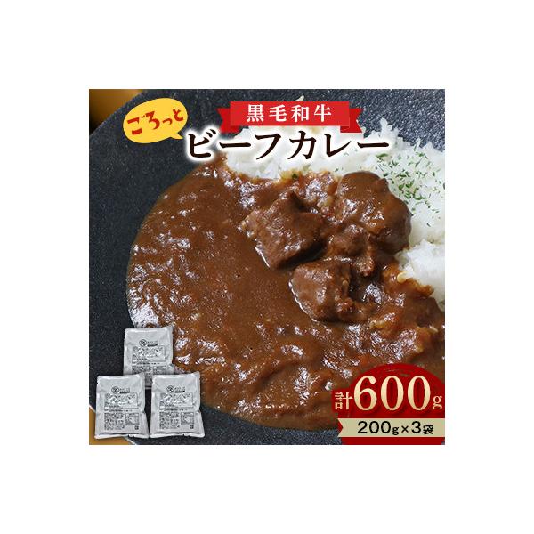 【創業100年老舗食肉加工卸厳選】黒毛和牛 ごろっとビーフカレー200g×3