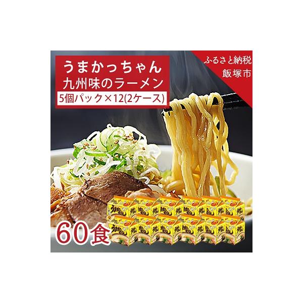 合計60食　うまかっちゃん　5個パック×6　2ケース