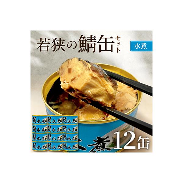 若狭の鯖缶12缶セット(水煮)