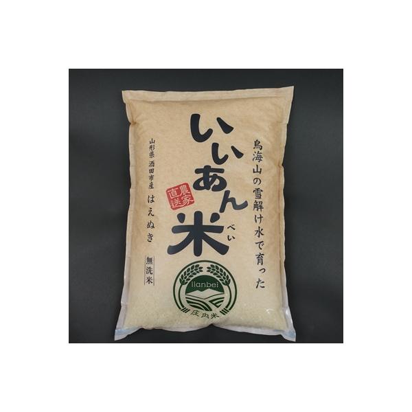 無洗米はえぬき　白米5kg×2袋　合計10kg