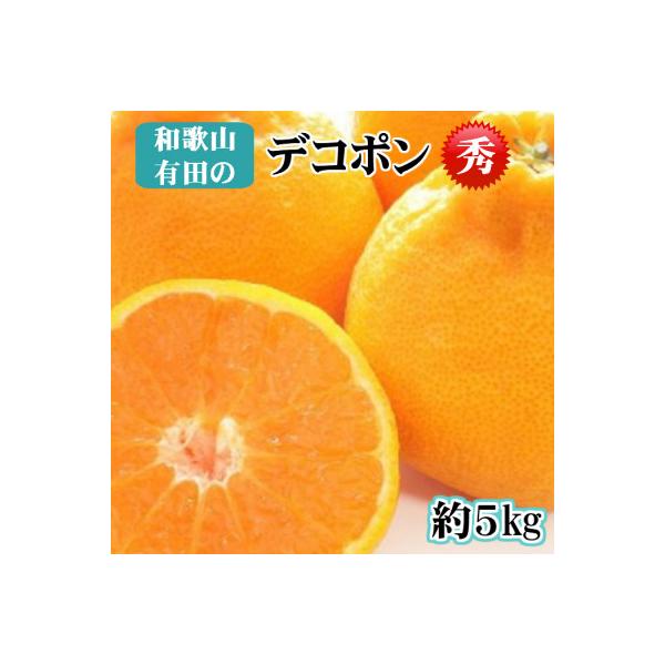 【秀品】和歌山有田のデコポン!約5kg　ギフトにも!