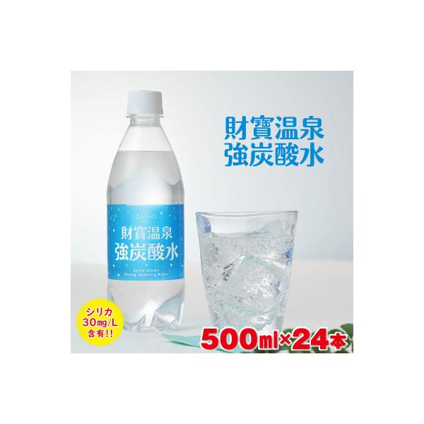 財寶温泉強炭酸水500ml×24本