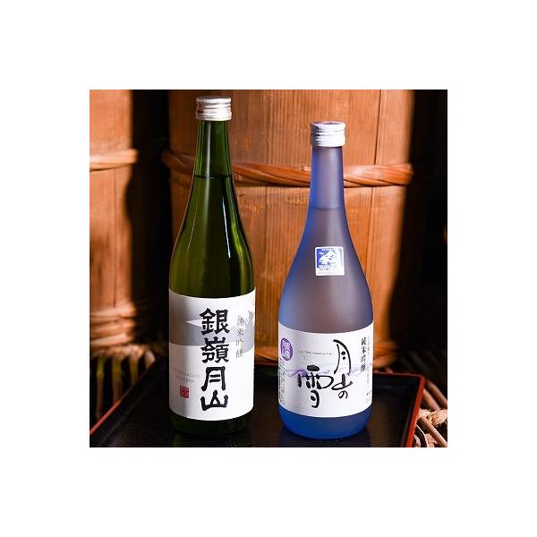 月山酒造 銀嶺月山 純米吟醸酒 ＜受賞酒飲み比べセット＞ 720ml×2本【支援品】　010-E19